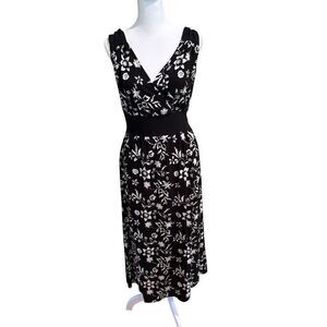 Wild River black floral dress new with tags medium